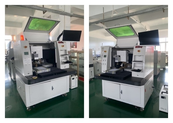 ออฟไลน์เลเซอร์ Optowave PCB Depaneling Machine การป้องกันความปลอดภัยสูง เครื่องแยกเลเซอร์ PCB โดยไม่มีแรงกด