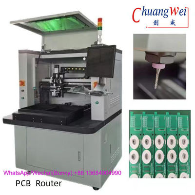 Inline หรือ Offline PCB Router Machine PCB Depanelizer โรบอตอเมติก